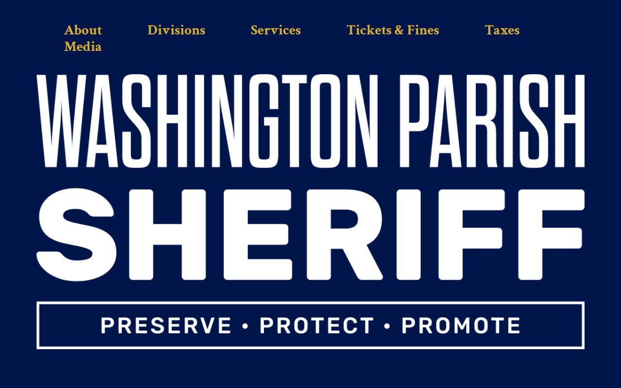 Washington Parish booking record request information from WPSO
